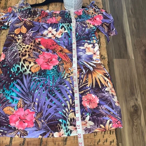 VENUS Tropical Print Women's Top - Picture 6 of 7